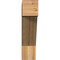Ekena Millwork Traditional Block Rough Sawn Bracket, Western Red Cedar, 6"W x 24"D x 24"H BKT06X24X24TRA05RWR - alternate 2